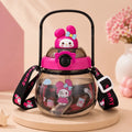 Sanrio Potbelly Cute Cartoon Water Bottle - Blackberry