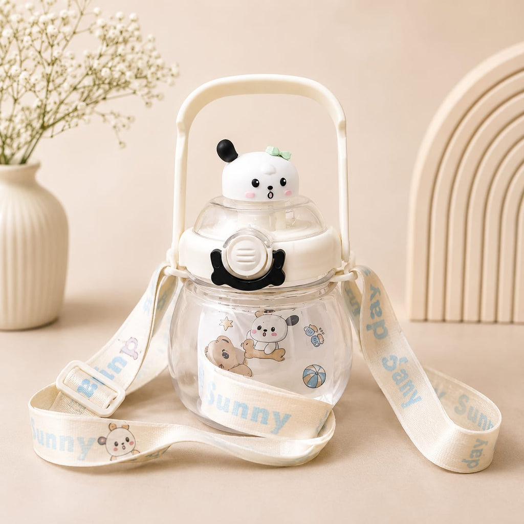 Sanrio Potbelly Cute Cartoon Water Bottle - White