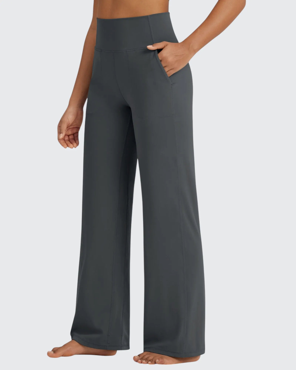 BareFeel Seamless High-Waist Dressy Wide Leg Pants