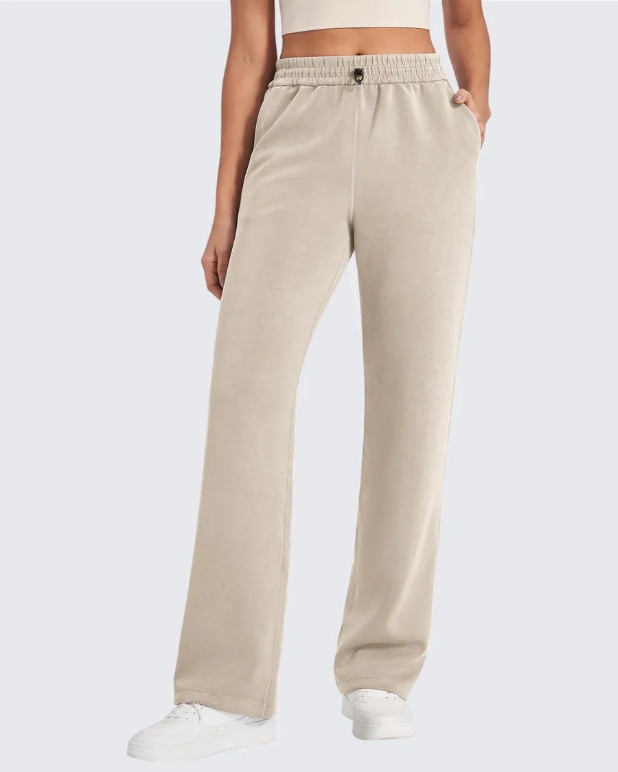 Smoofit Mid-Waist Wide Leg Sweatpants Regular