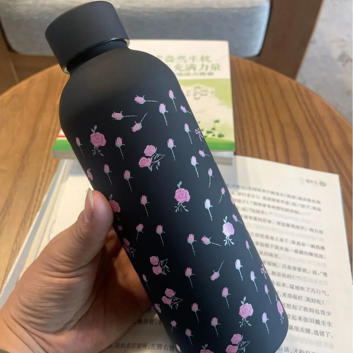 Printed Stainless Steel Insulated Thermos Water Bottle