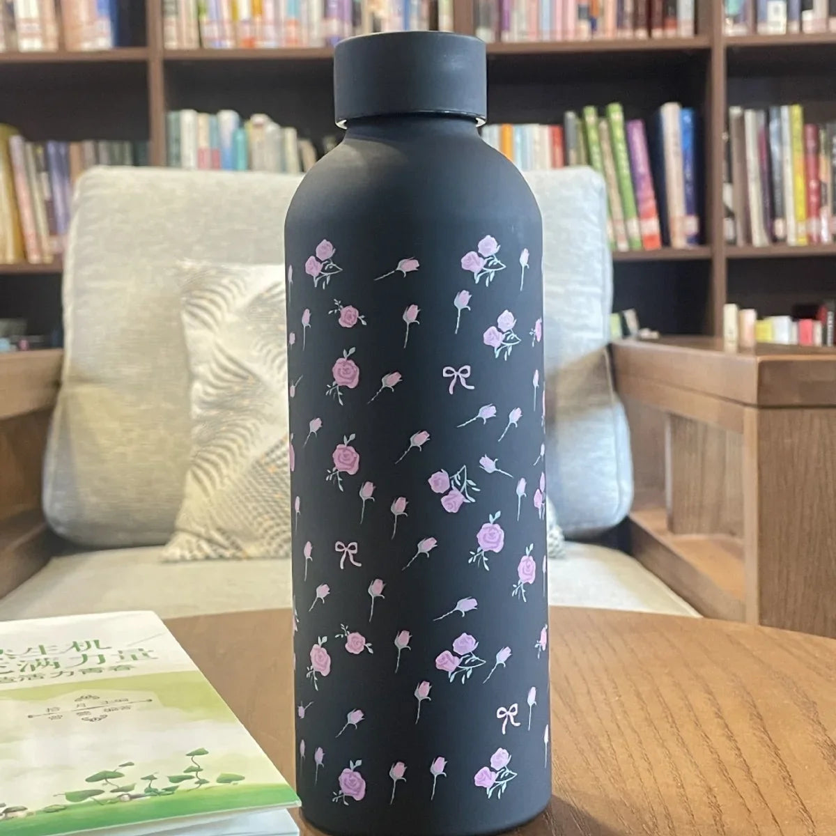 Printed Stainless Steel Insulated Thermos Water Bottle