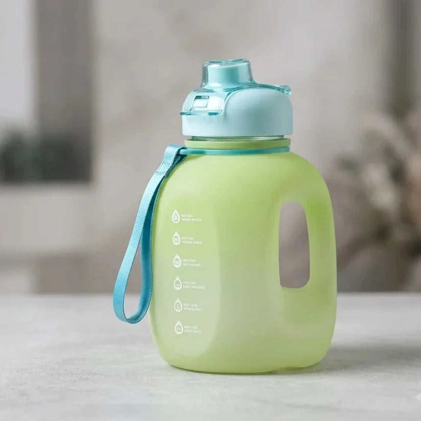 Portable Gradient Color Sports Water Bottle with Handle - Minor Fault